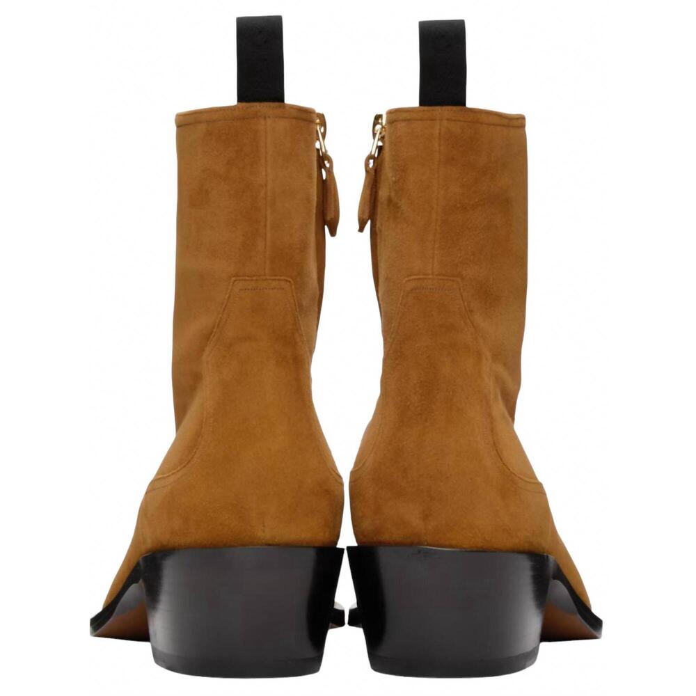 NEW BALLY men's gaiman suede leather boots in deserto - Picture 3 of 4